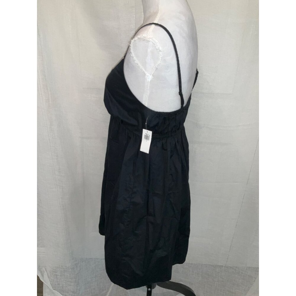 Old Navy Black Spaghetti Strap Dress size Small NEW 100% Cotton - Picture 3 of 7